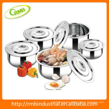 stainless steel cooking pot set(RMB)